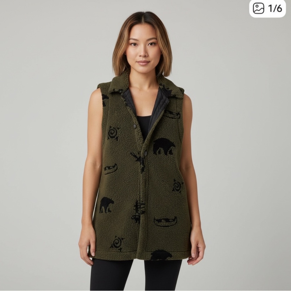 Sweet jessie woodsy fleece vest